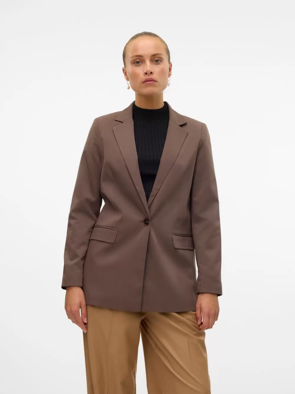 VERO MODA VMNILA Bleiserit Chocolate Brown Fashion