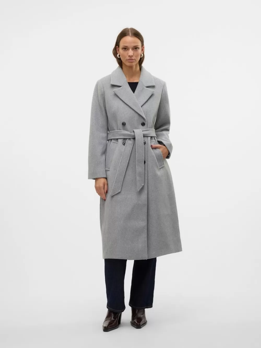 VERO MODA VMNORR Takit Light Grey Melange Best