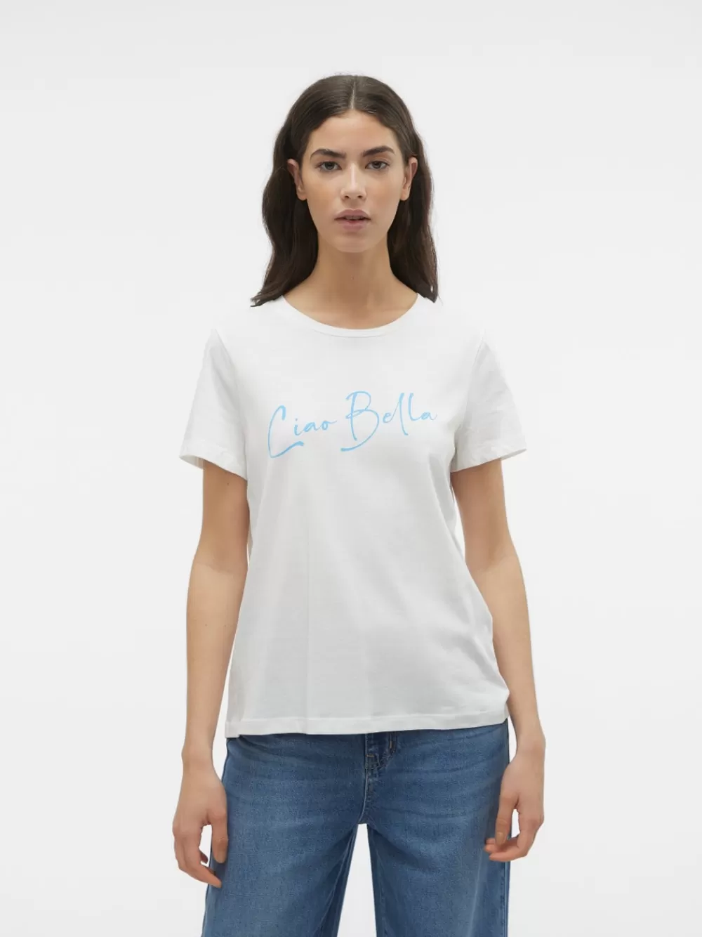 VERO MODA VMODESSA T-paidat Snow White Clearance