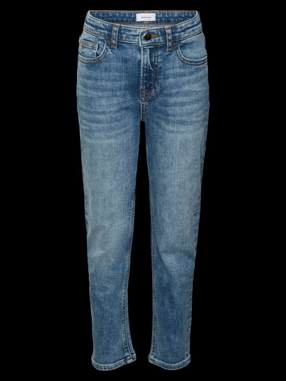 VERO MODA VMOLIVIA Korkea vyötärö Mom fit Farkut Medium Blue Denim Fashion