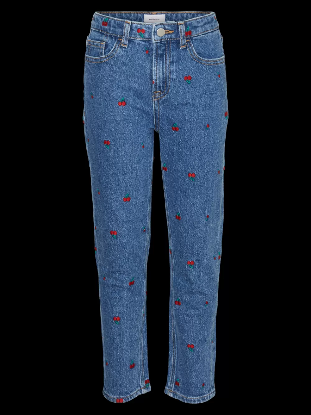 VERO MODA VMOLIVIA Wide fit Farkut Medium Blue Denim Hot