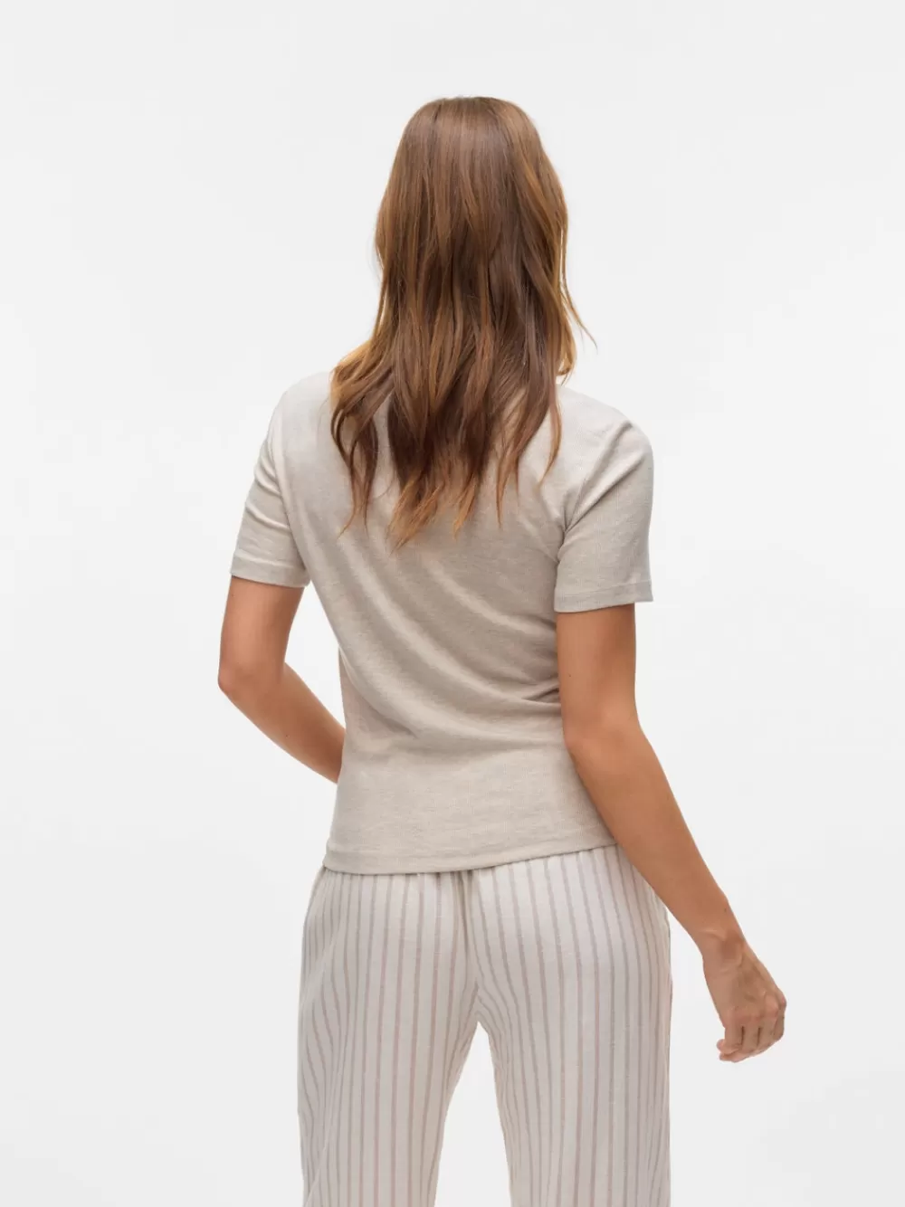 VERO MODA VMOMEGA T-paidat Light Grey Melange Best