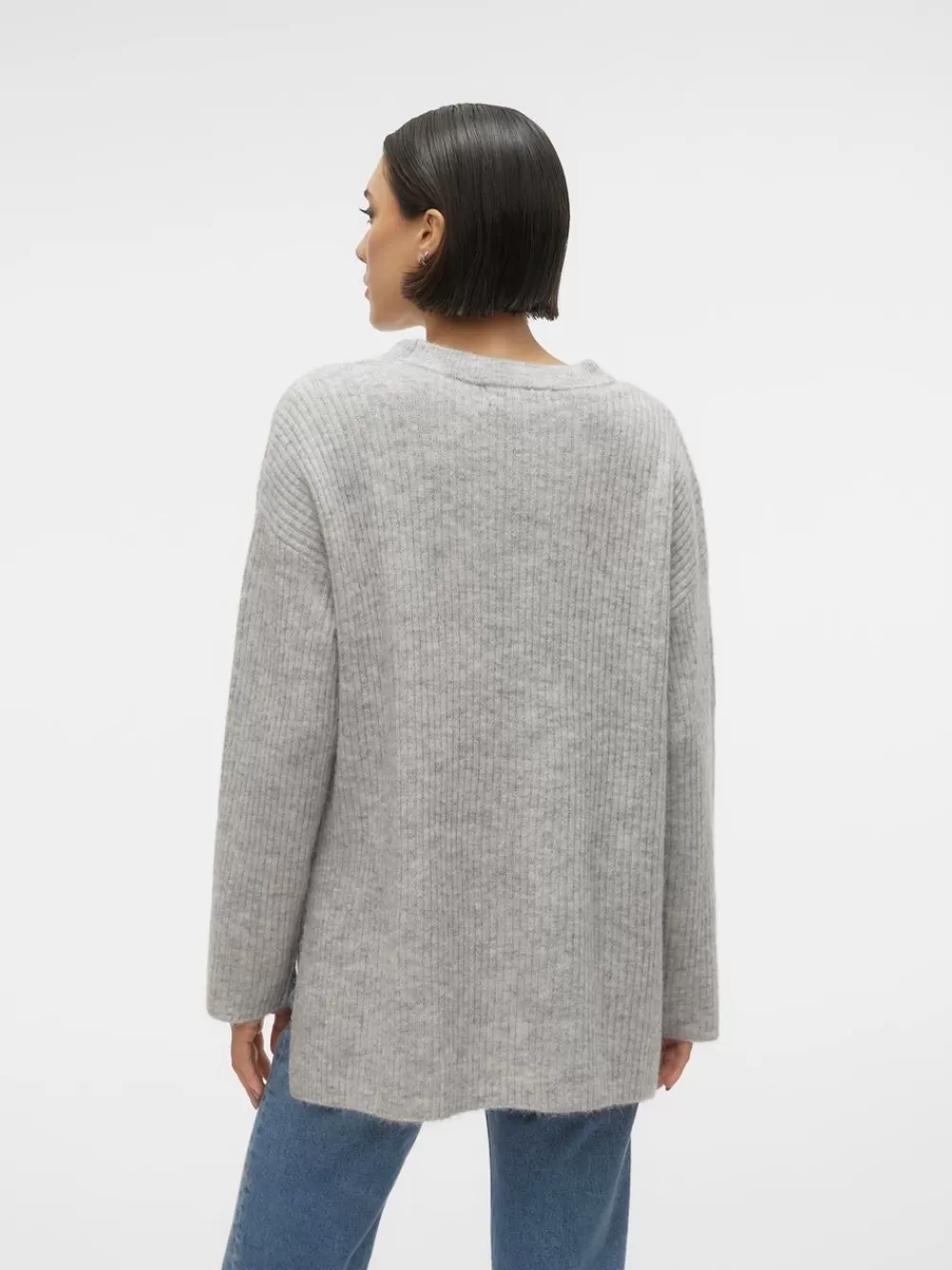VERO MODA VMPALMA Neulepuserot Light Grey Melange Cheap