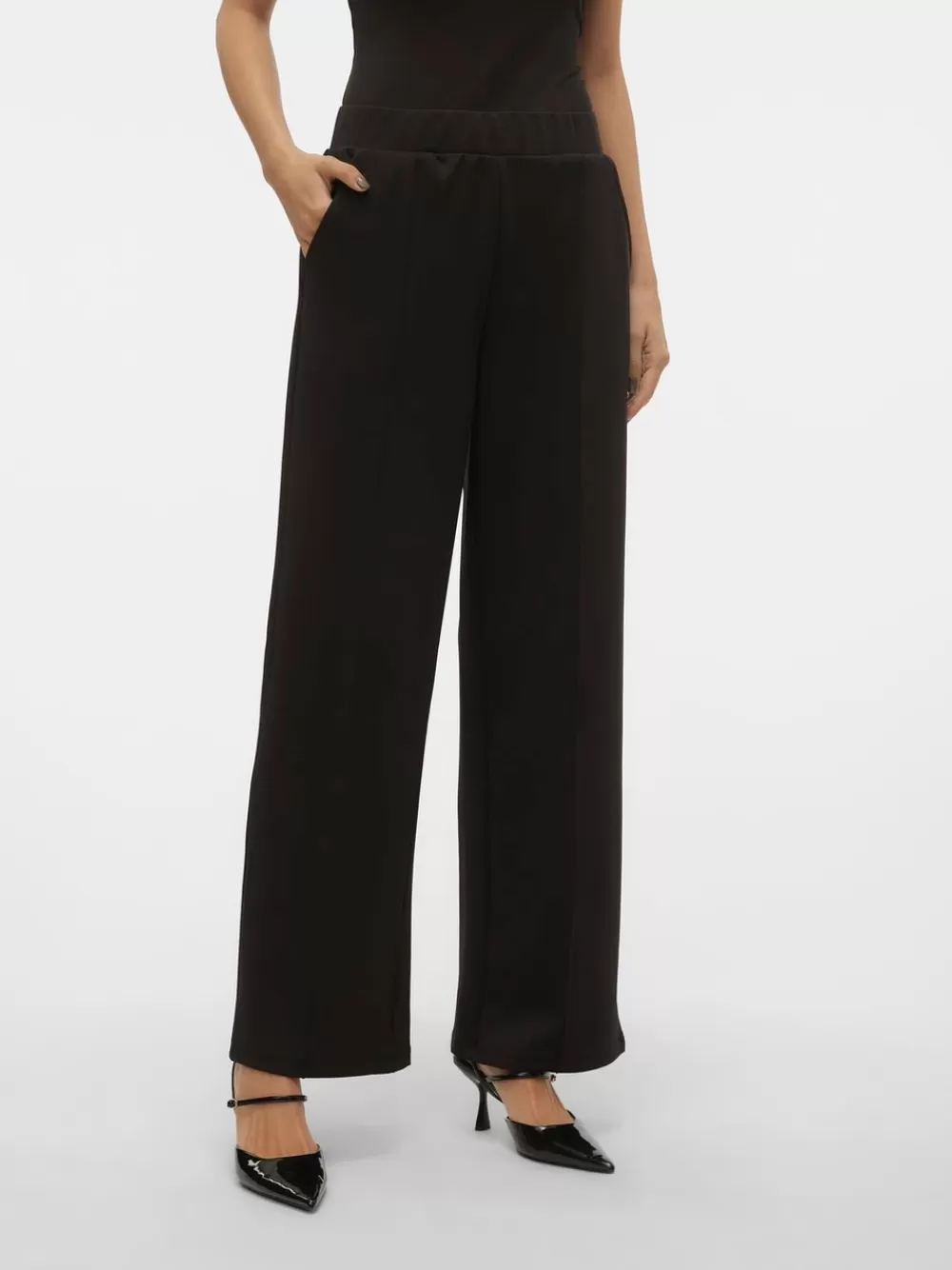VERO MODA VMPANNA Korkea vyötärö Housut Black Store