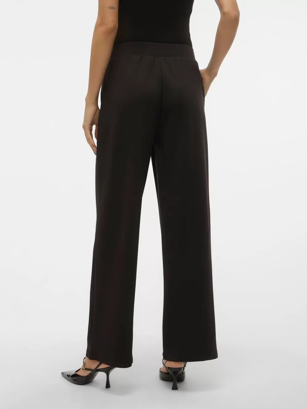 VERO MODA VMPANNA Korkea vyötärö Housut Black Store
