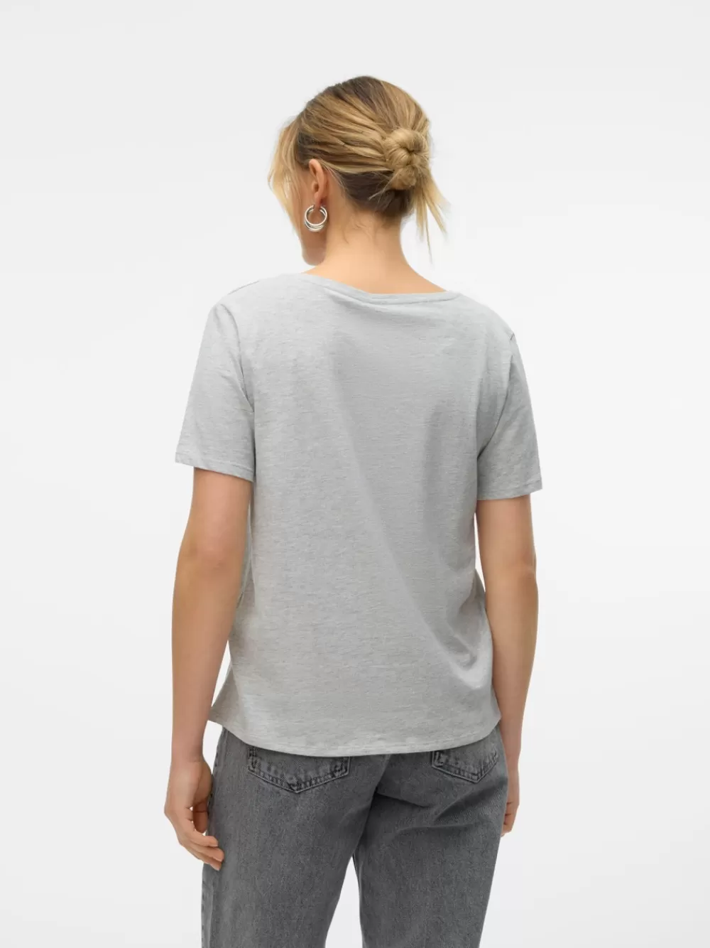 VERO MODA VMPANNA T-paidat Light Grey Melange Flash Sale