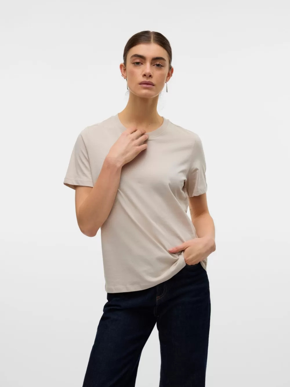 VERO MODA VMPAULINA T-paidat Moonbeam Best Sale