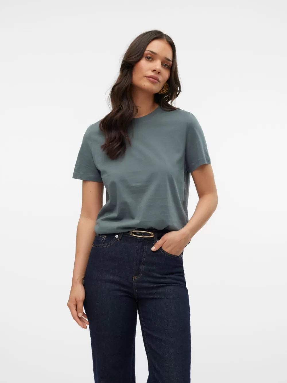 VERO MODA VMPAULINA T-paidat Balsam Green Discount