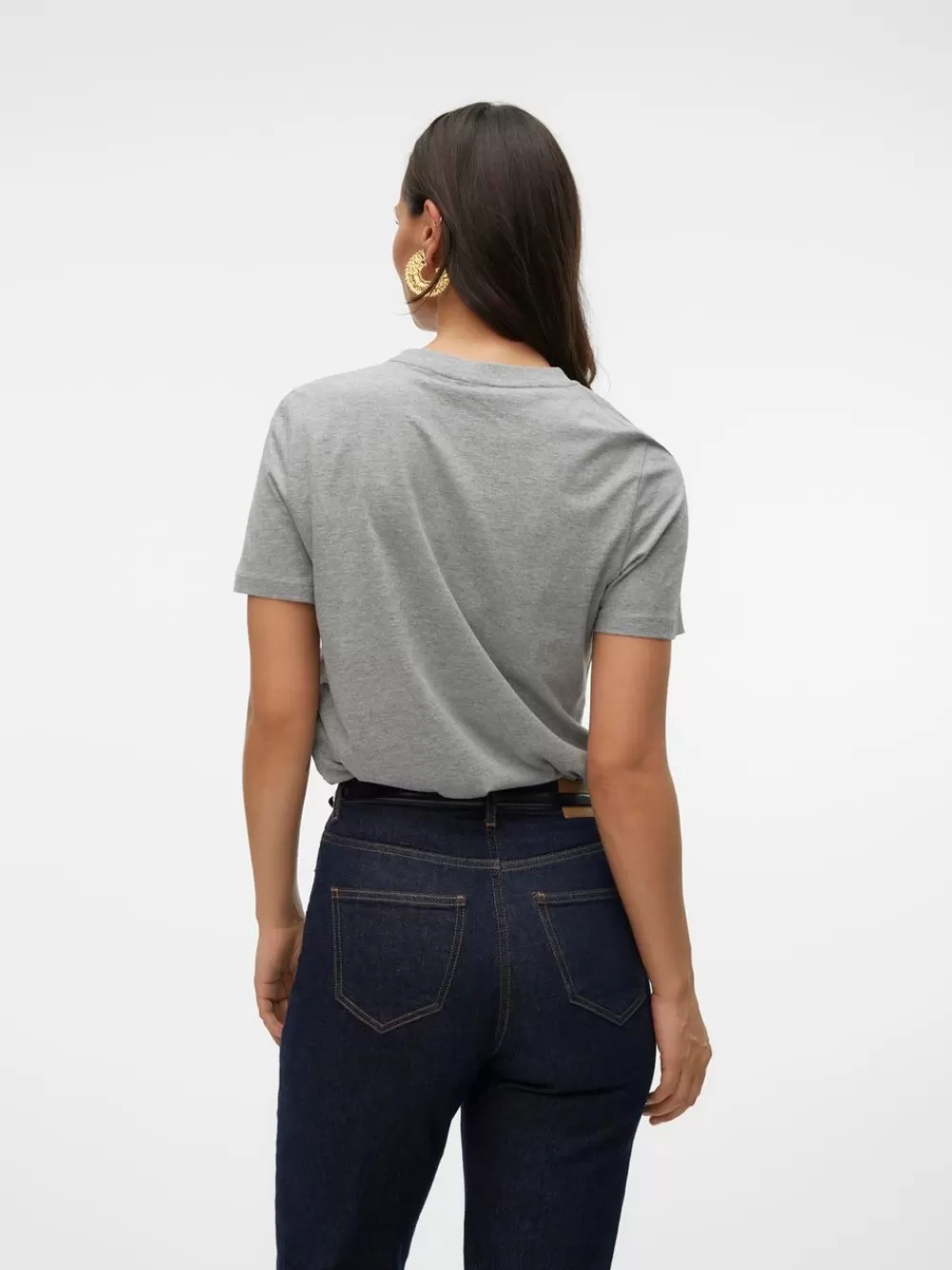 VERO MODA VMPAULINA T-paidat Light Grey Melange Outlet