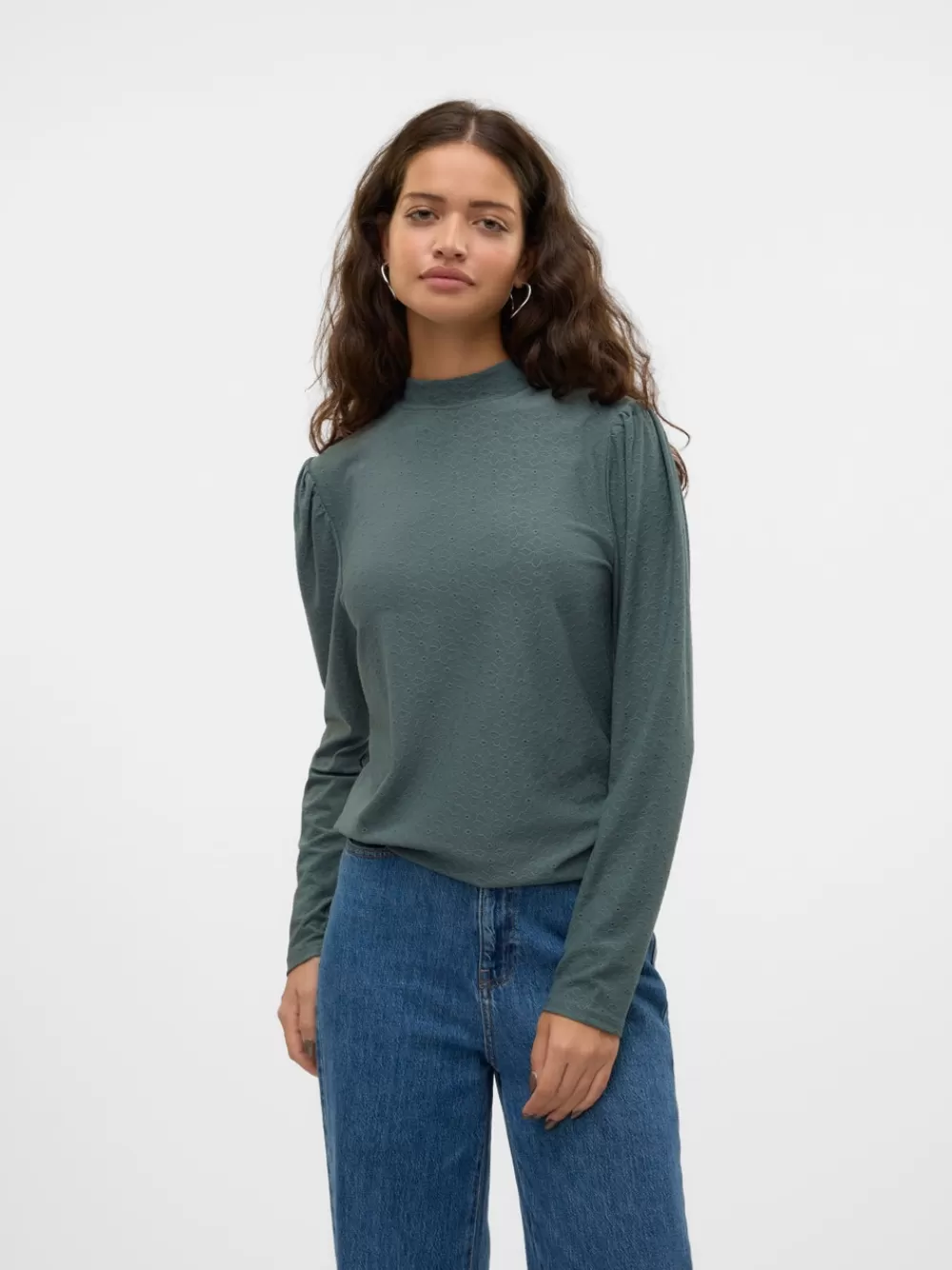 VERO MODA VMPAULINE Topit Balsam Green Best