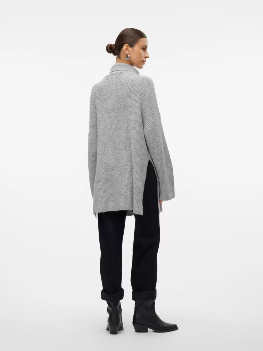 VERO MODA VMPERNILLA Neulepuserot Light Grey Melange Clearance