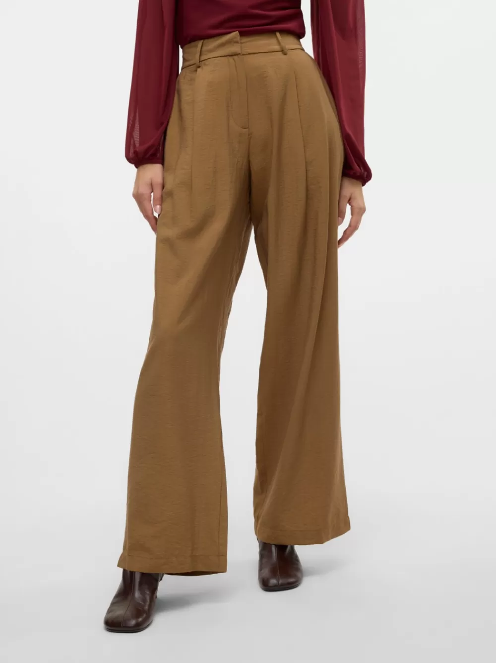 VERO MODA VMPERRY Korkea vyötärö Housut Otter Outlet