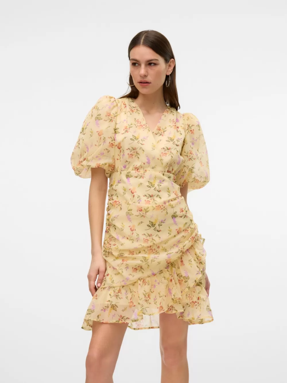 VERO MODA VMPHOEBE Lyhyt mekko Vanilla Outlet