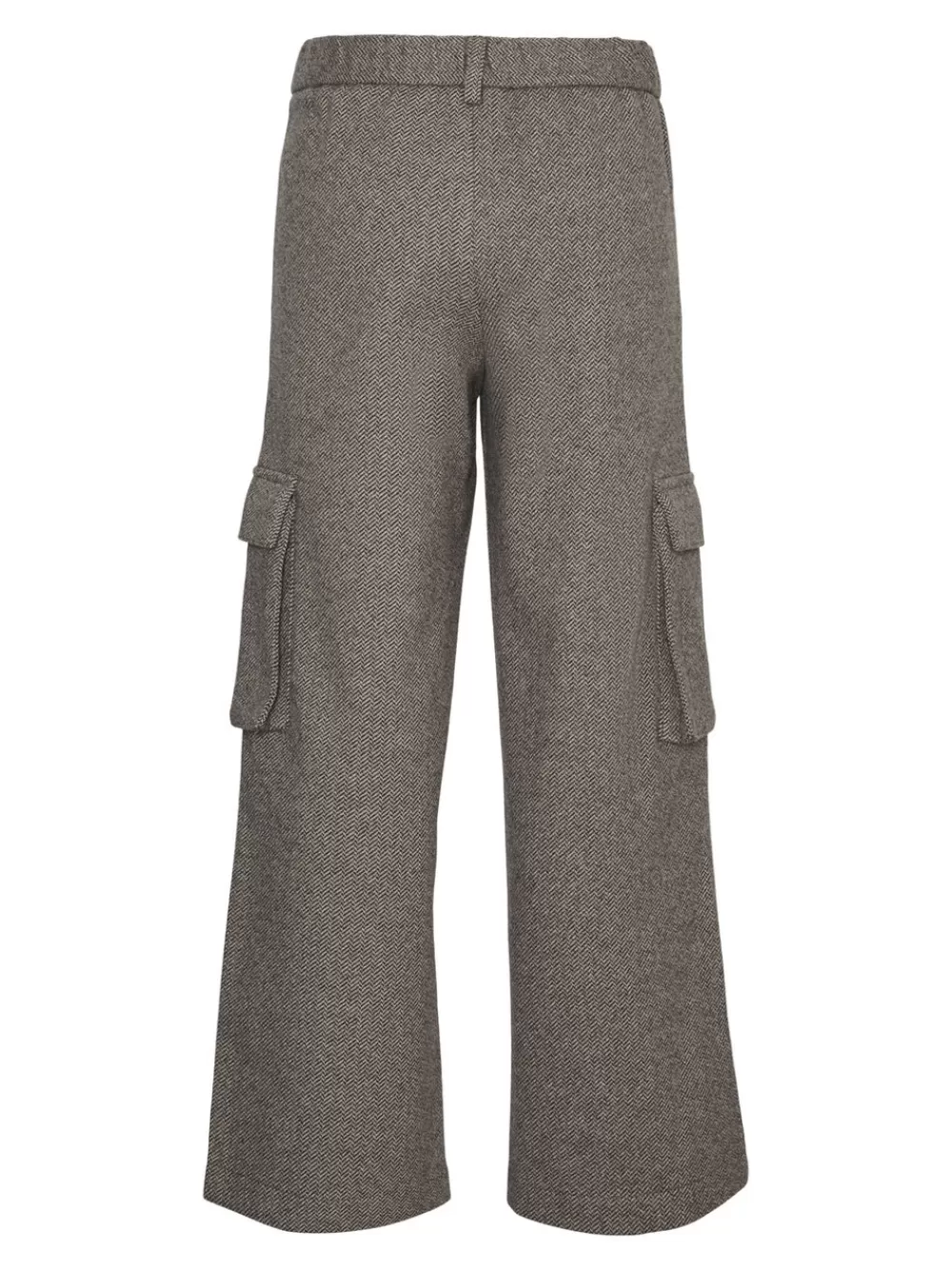 VERO MODA VMPIA Normaali vyötärö Housut Light Grey Melange Clearance