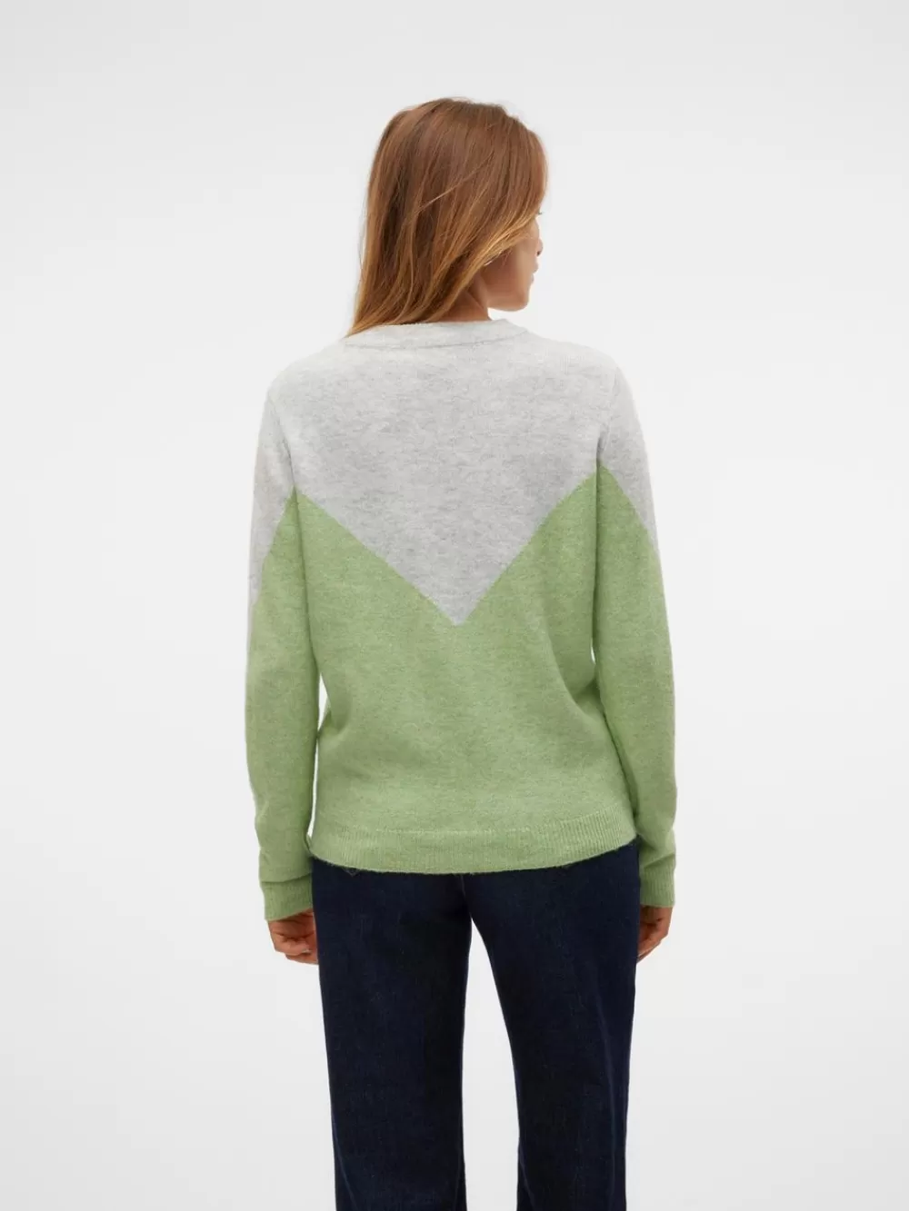 VERO MODA VMPLAZA Neulepuserot Light Grey Melange New