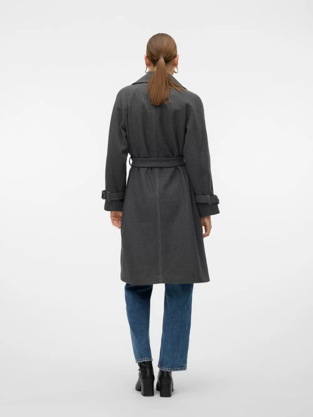 VERO MODA VMPOPMILEY Takit Dark Grey Melange Cheap