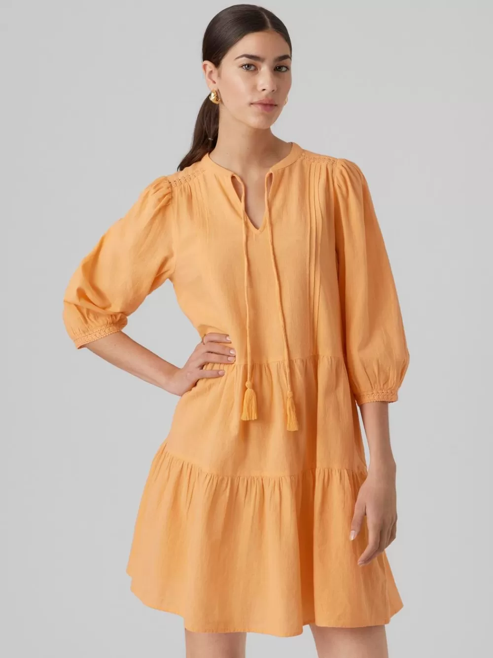 VERO MODA VMPRETTY Lyhyt mekko Mock Orange Cheap