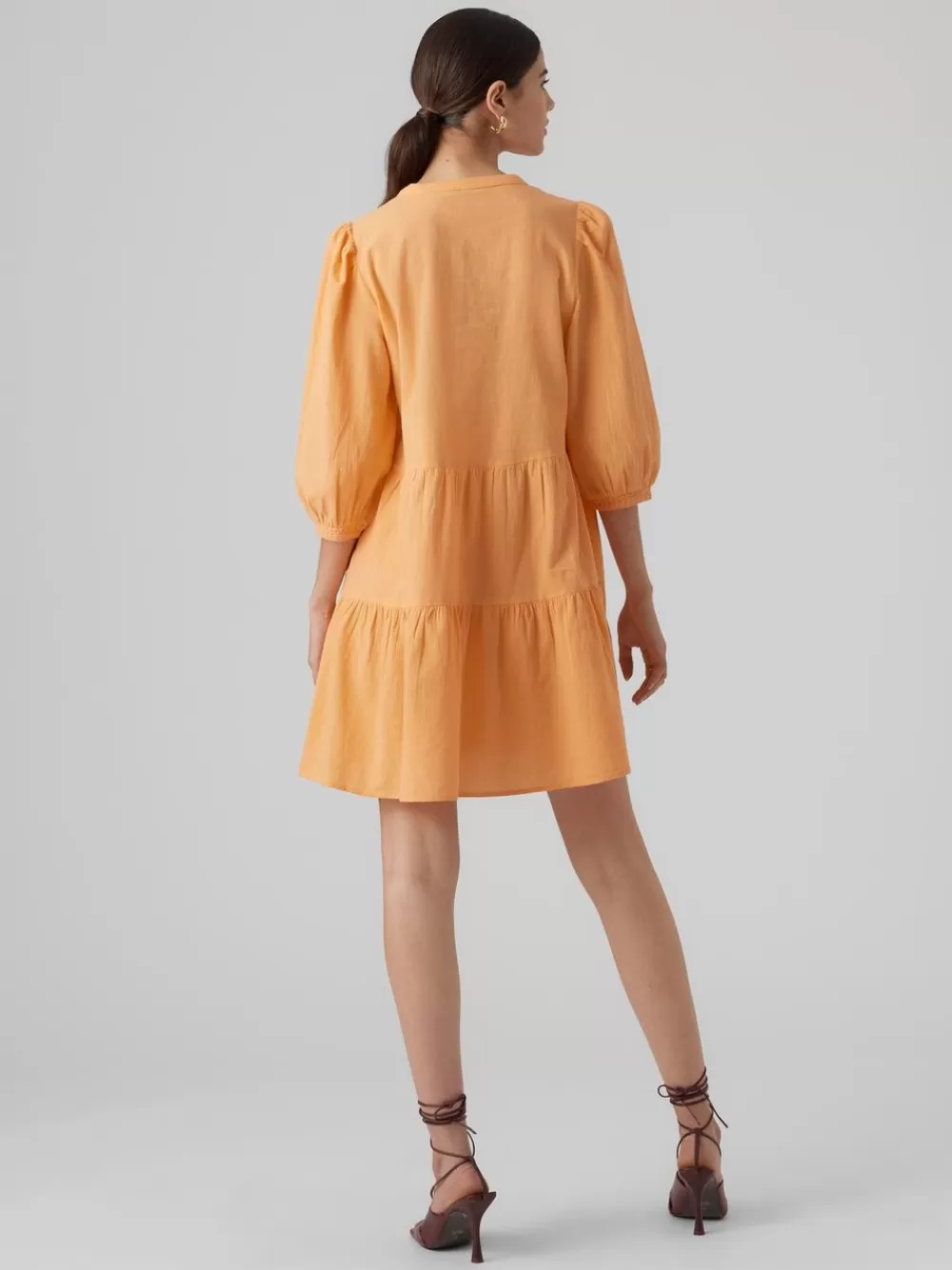 VERO MODA VMPRETTY Lyhyt mekko Mock Orange Cheap