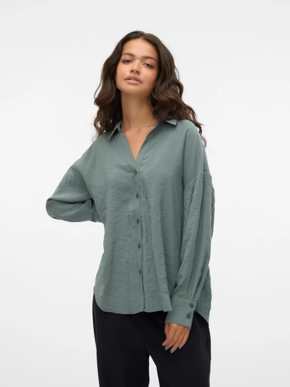 VERO MODA VMQUEENY Paidat Balsam Green Sale