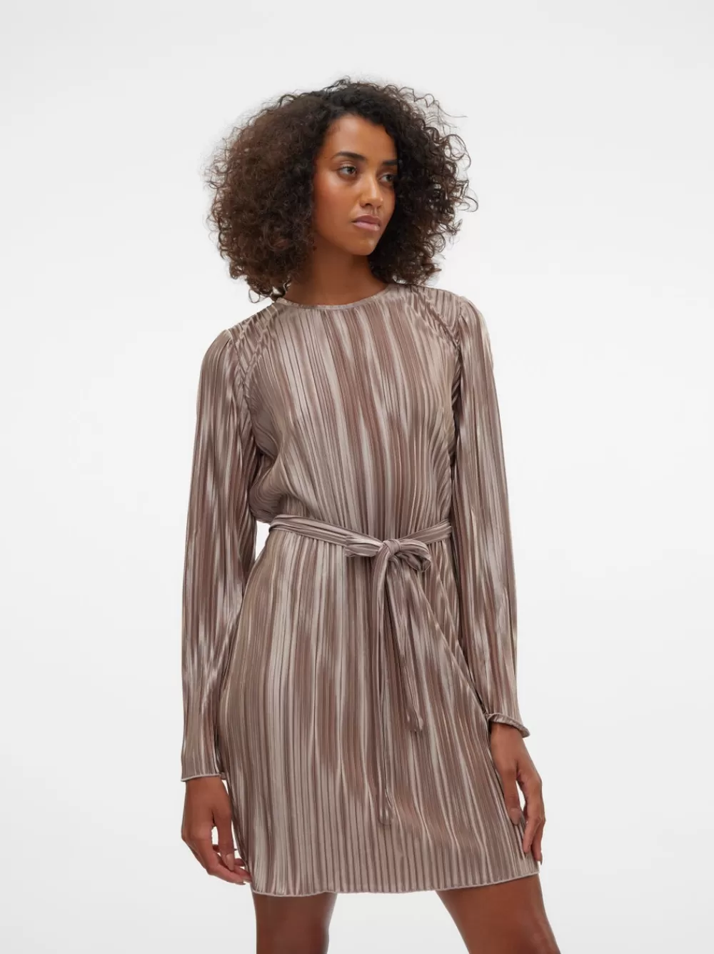 VERO MODA VMRIKKI Lyhyt mekko Raw Umber Discount