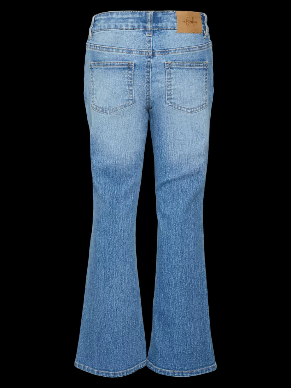 VERO MODA VMRIVER Korkea vyötärö Flared fit Farkut Medium Blue Denim Cheap