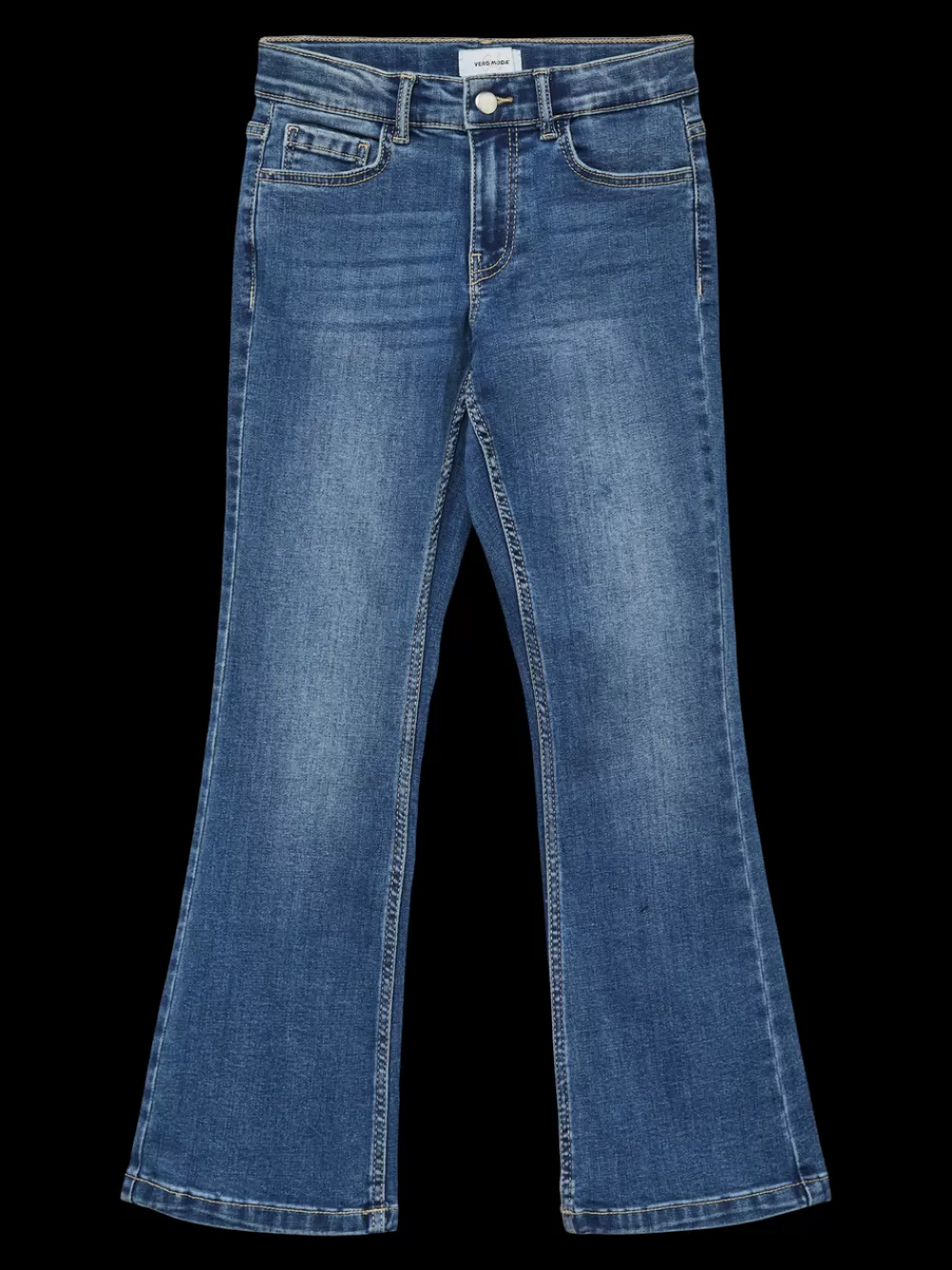 VERO MODA VMRIVER Korkea vyötärö Slim fit Farkut Medium Blue Denim Cheap
