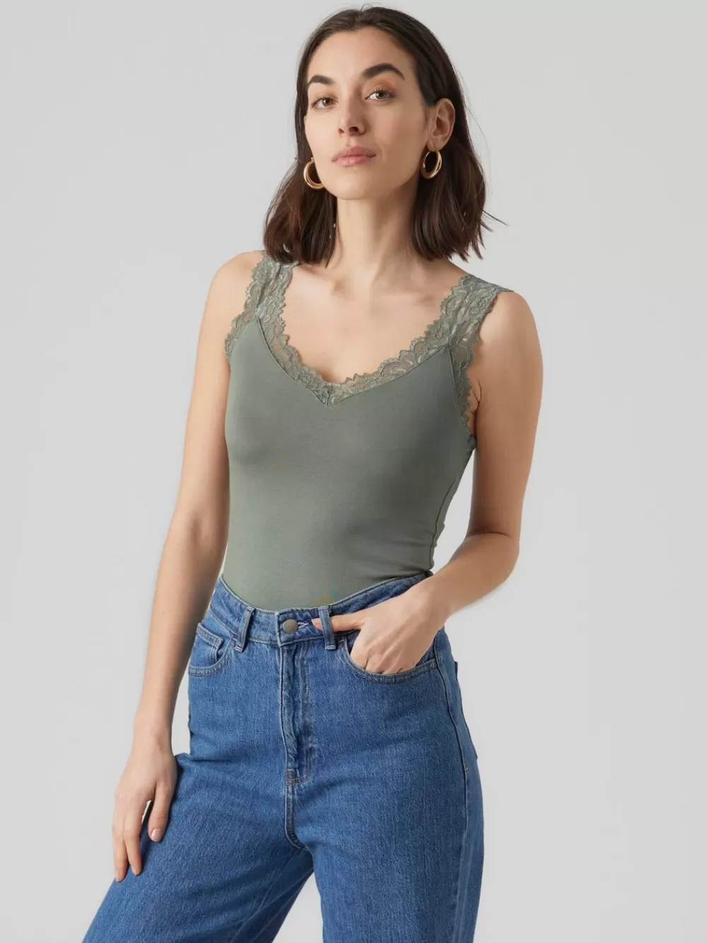 VERO MODA VMROSA Topit Laurel Wreath Best