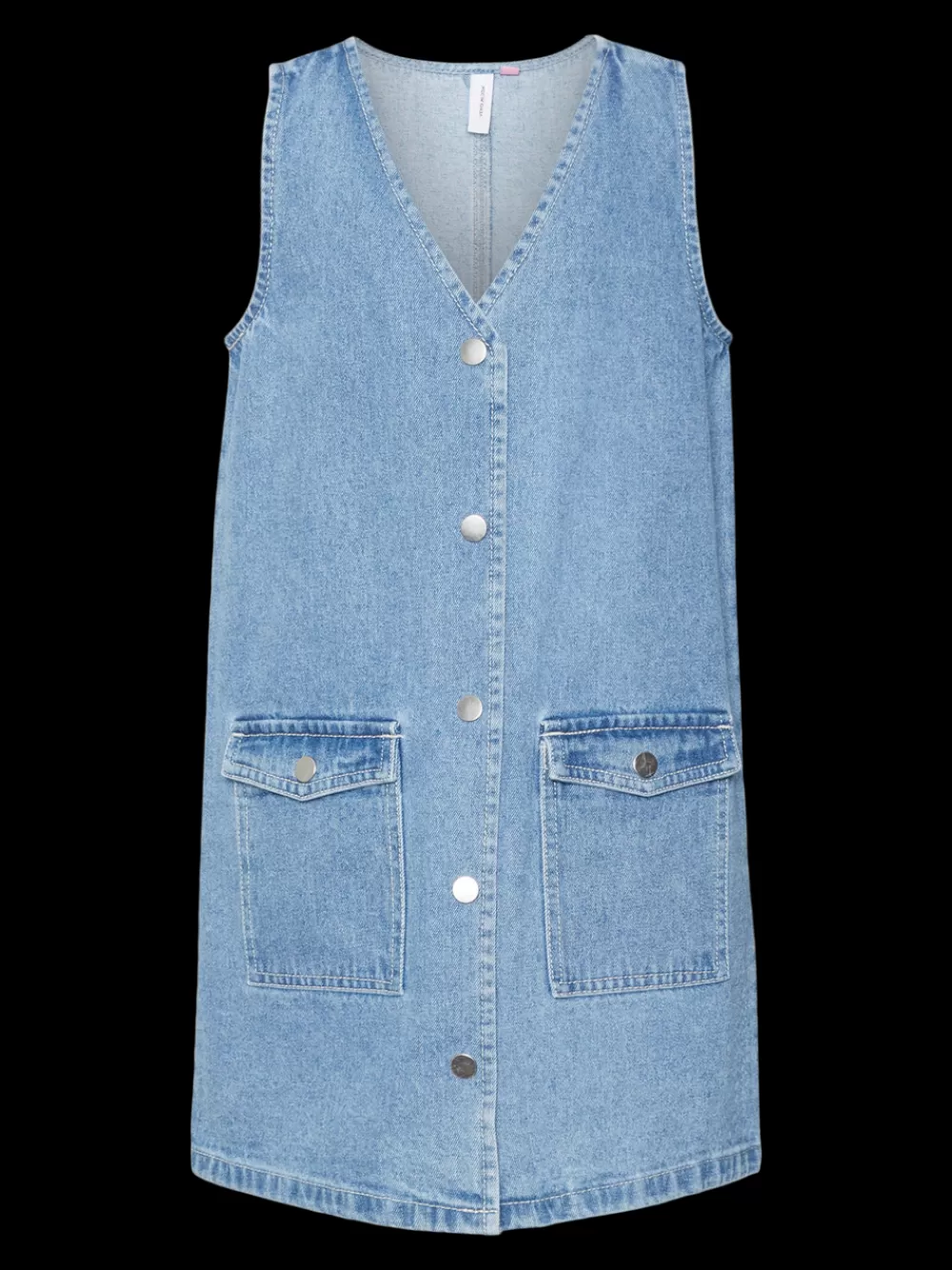VERO MODA VMROSE Lyhyt mekko Medium Blue Denim Flash Sale