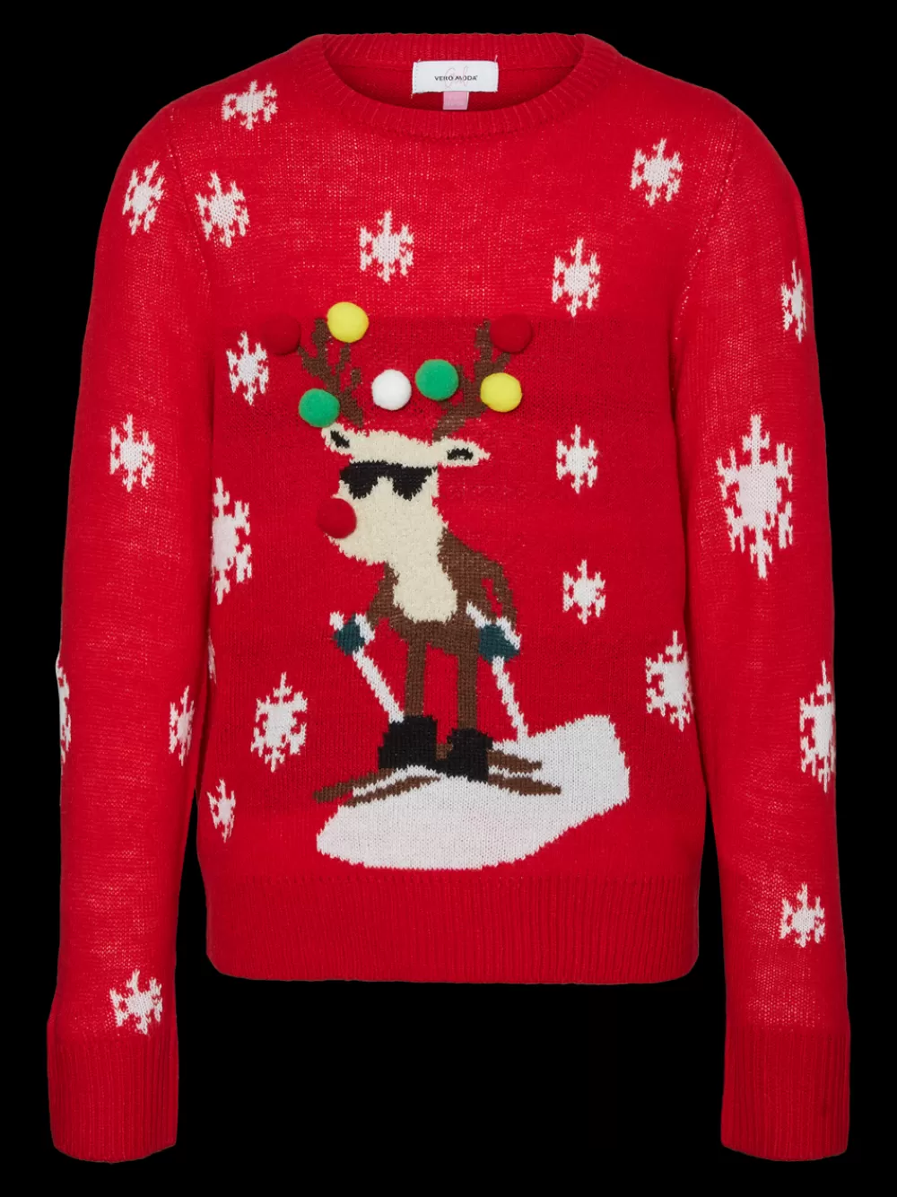 VERO MODA VMRUDOLF Neulepuserot Chinese Red Shop