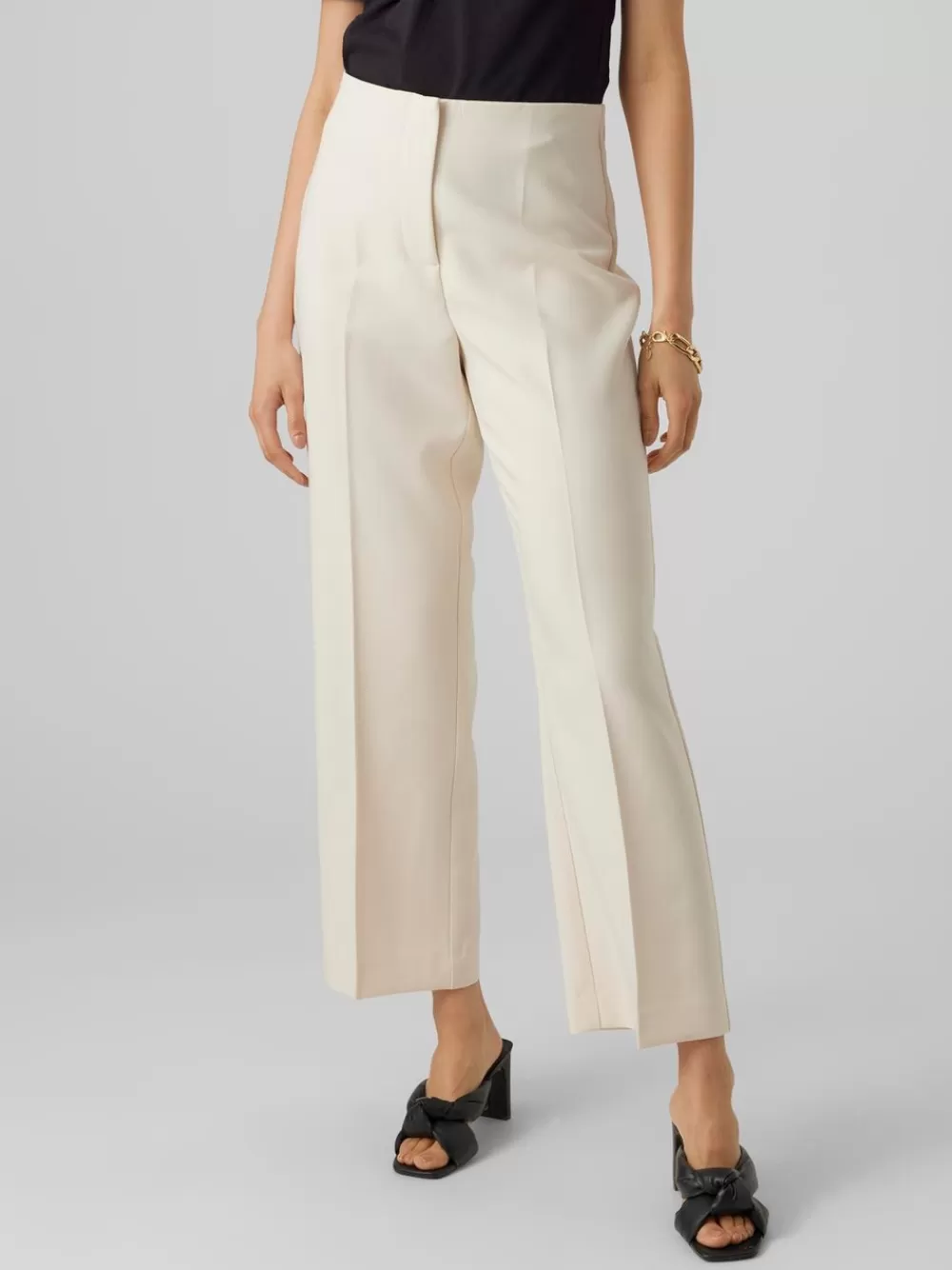 VERO MODA VMSANDY Korkea vyötärö Housut Birch Fashion