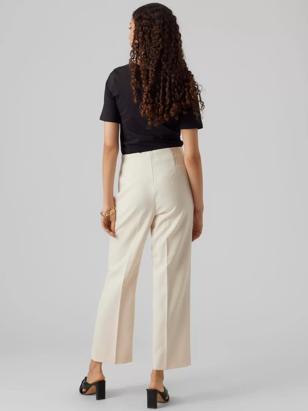 VERO MODA VMSANDY Korkea vyötärö Housut Birch Fashion