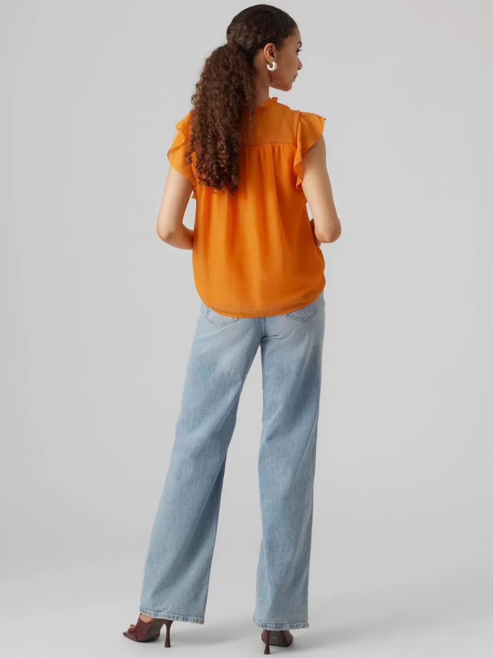 VERO MODA VMSARA Topit Sun Orange Cheap