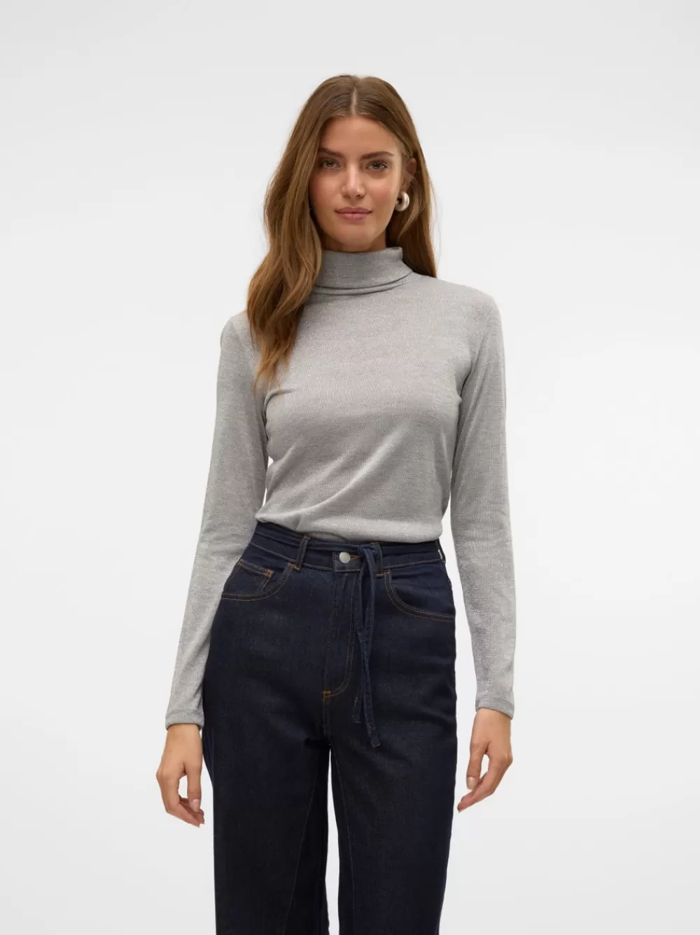 VERO MODA VMSARAH Topit Light Grey Melange Discount