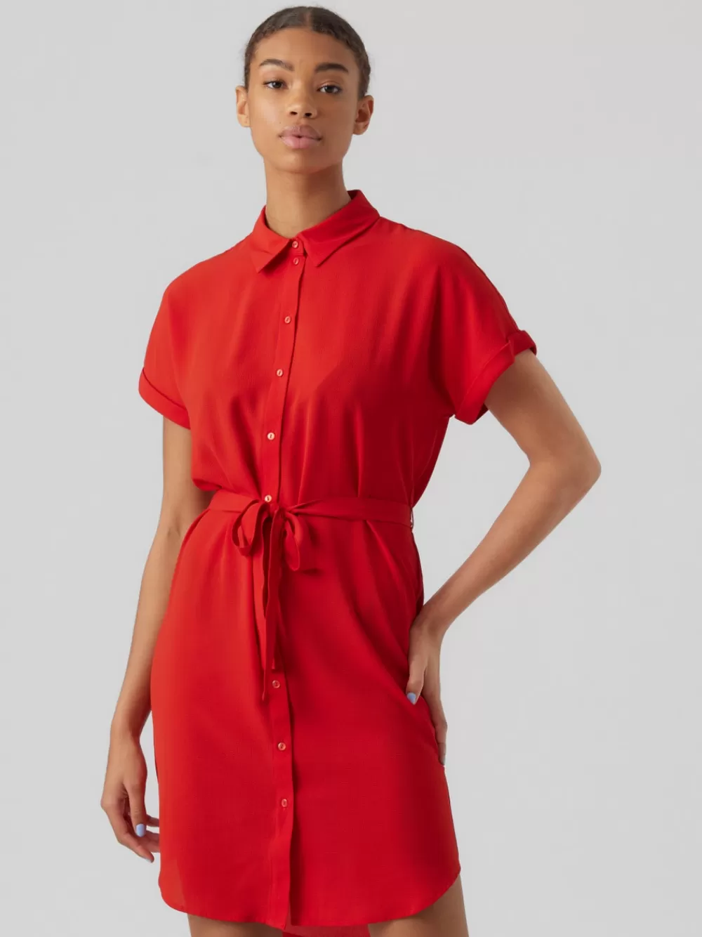 VERO MODA VMSASHA Lyhyt mekko Chinese Red Best Sale