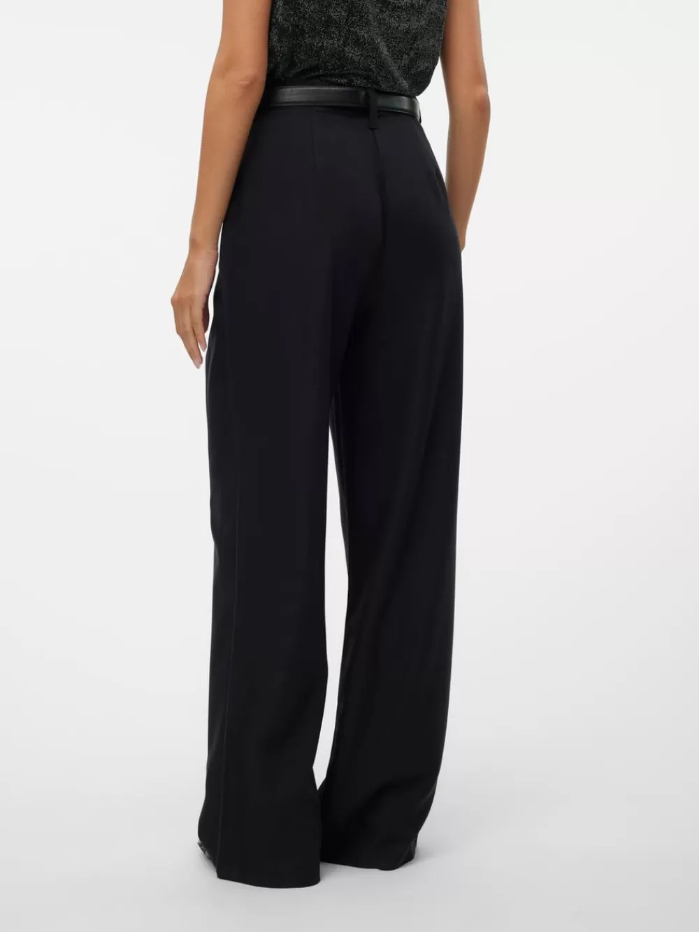 VERO MODA VMSELAH Korkea vyötärö Housut Black Online
