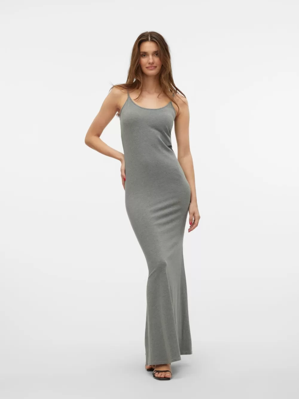 VERO MODA VMSHARON Pitkä mekko Light Grey Melange Store