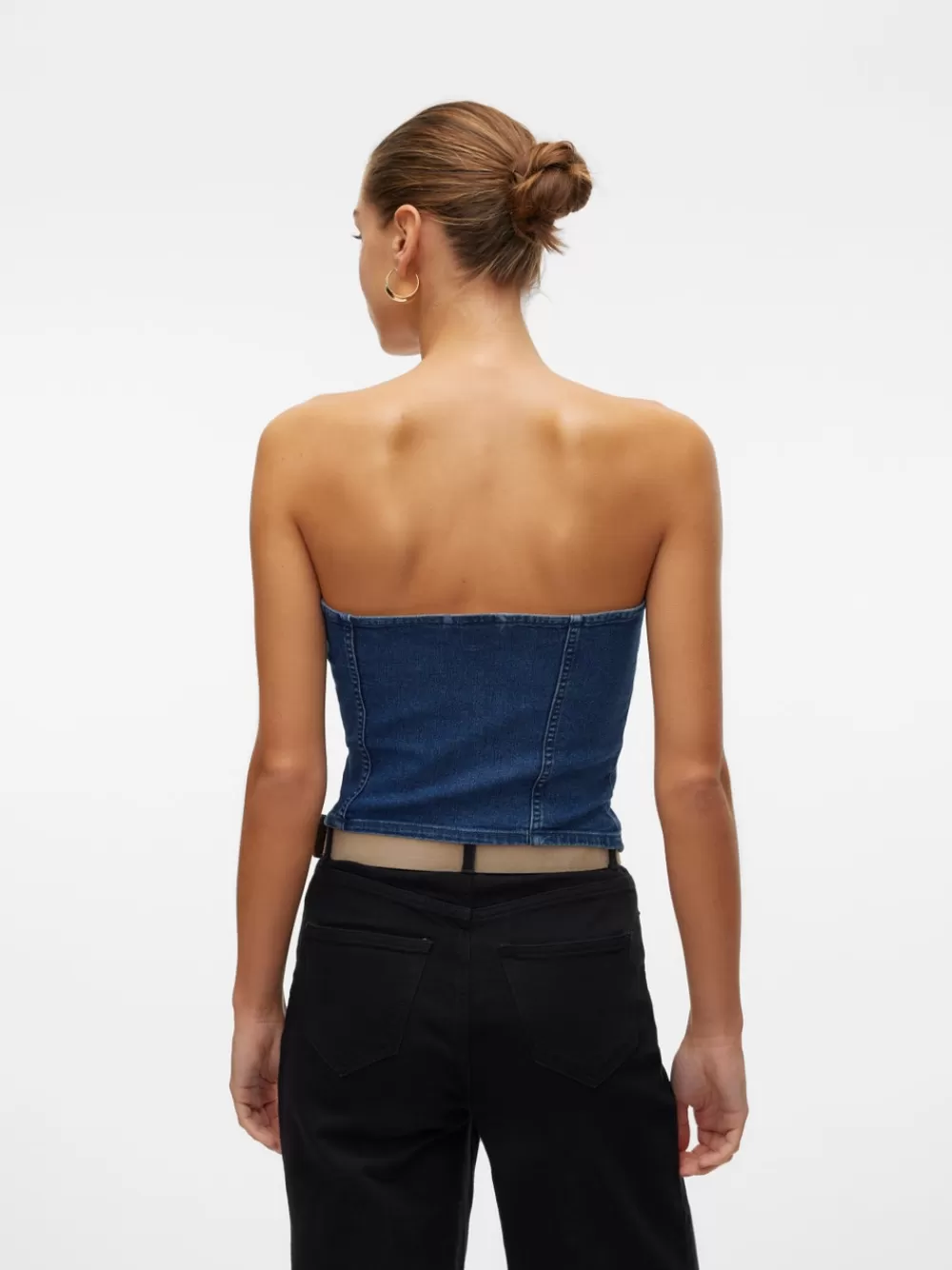 VERO MODA VMSHERIDAN Topit Dark Blue Denim Discount