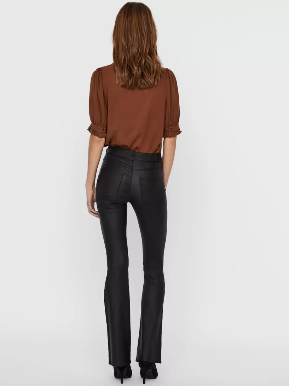 VERO MODA VMSIGA Korkea vyötärö Housut Black Outlet