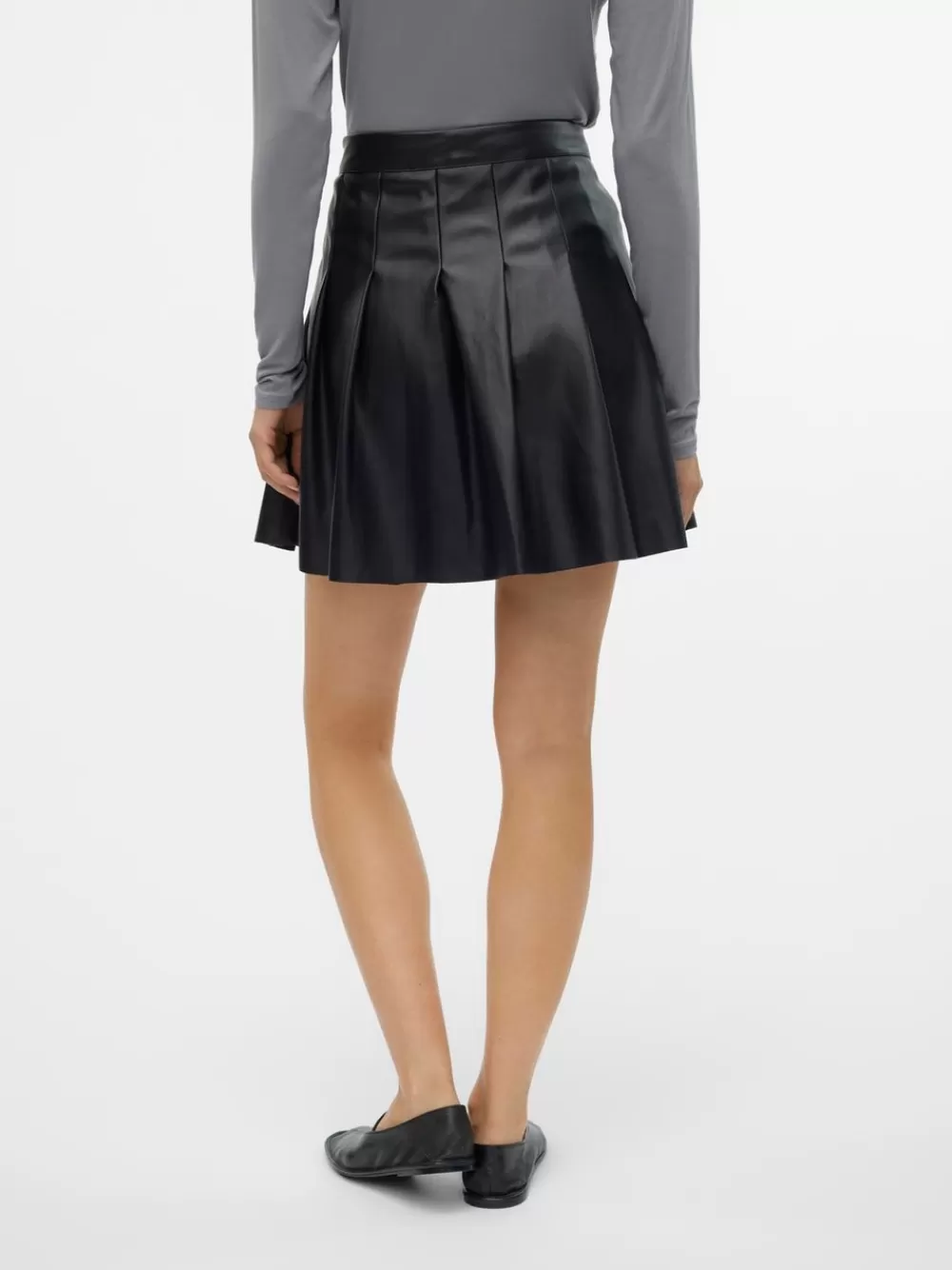 VERO MODA VMSIGGI Korkea vyötärö Lyhyt hame Black Store