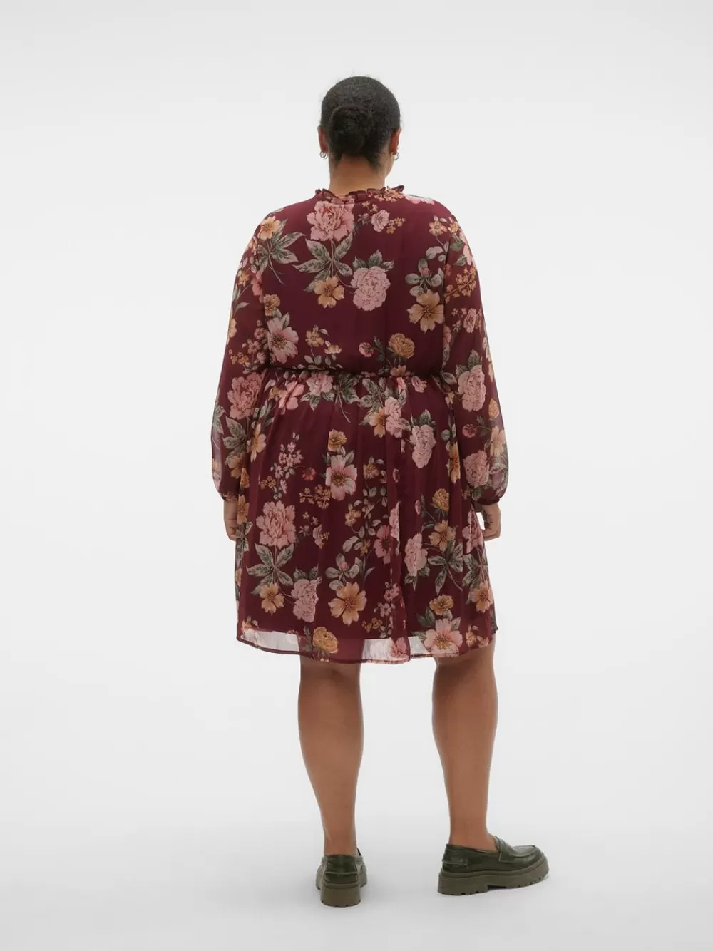 VERO MODA VMSILLA Lyhyt mekko Cabernet Discount