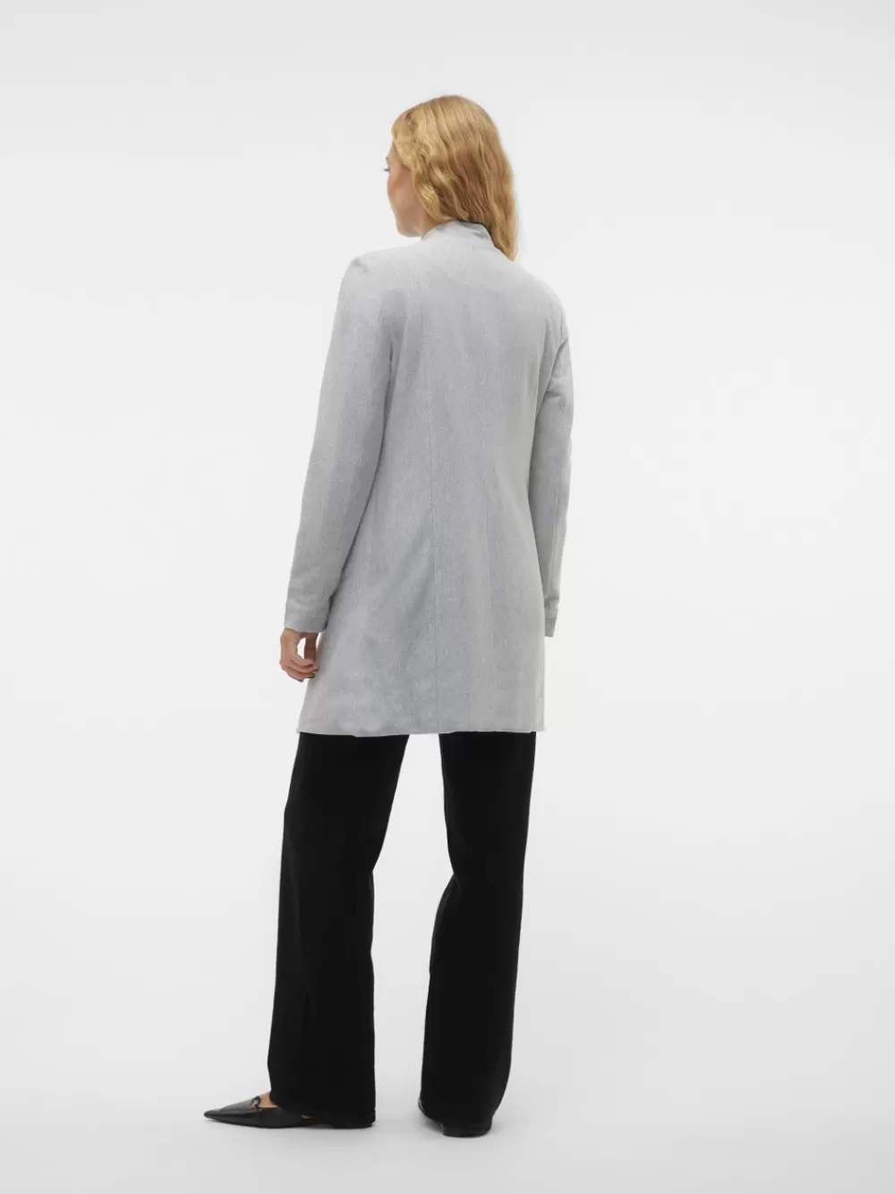 VERO MODA VMSILLE Bleiserit Light Grey Melange Cheap