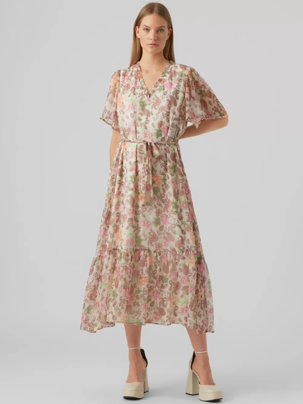 VERO MODA VMSILO Pitkä mekko Birch Clearance
