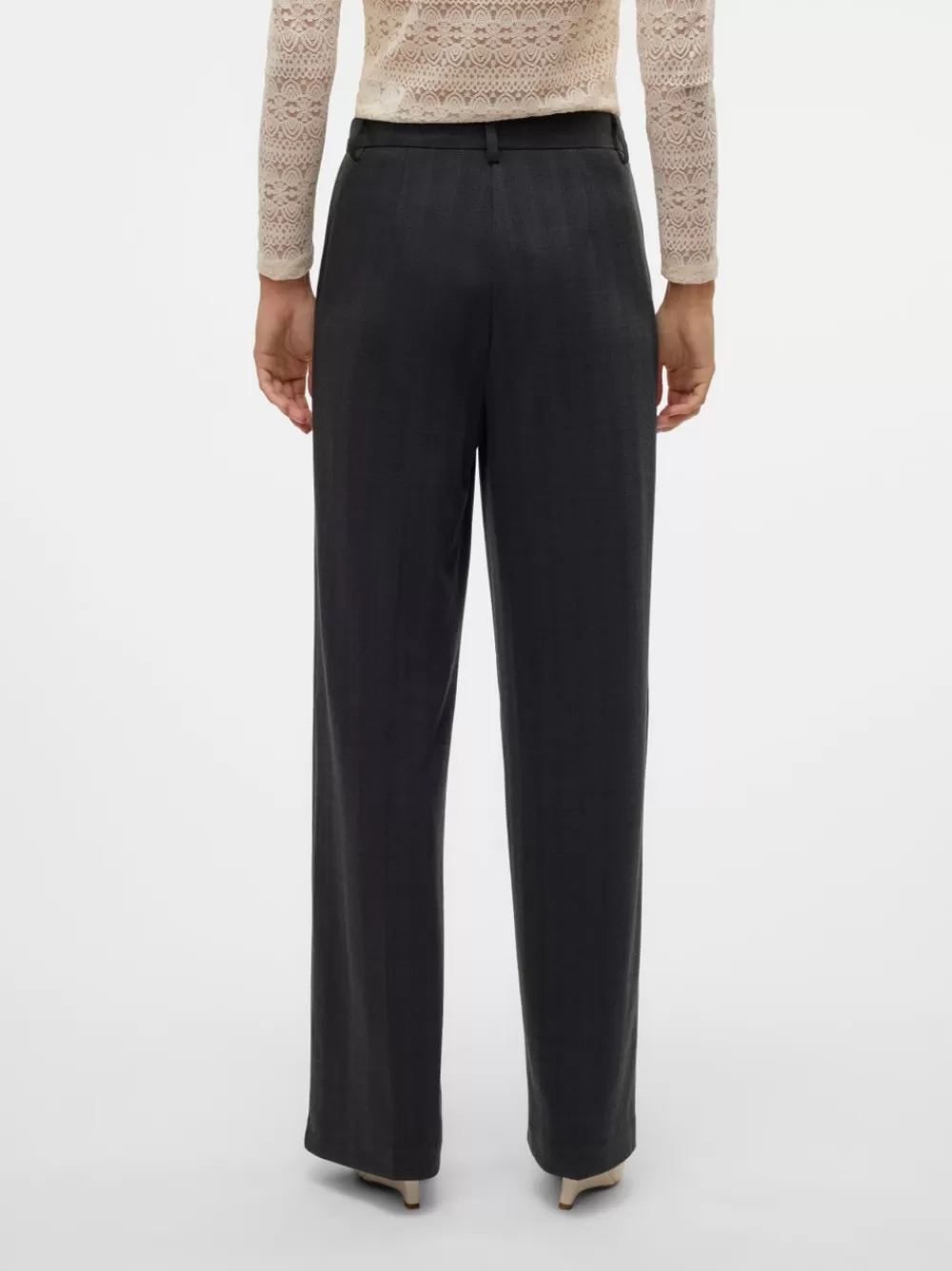 VERO MODA VMSILVA Normaali vyötärö Housut Black Discount