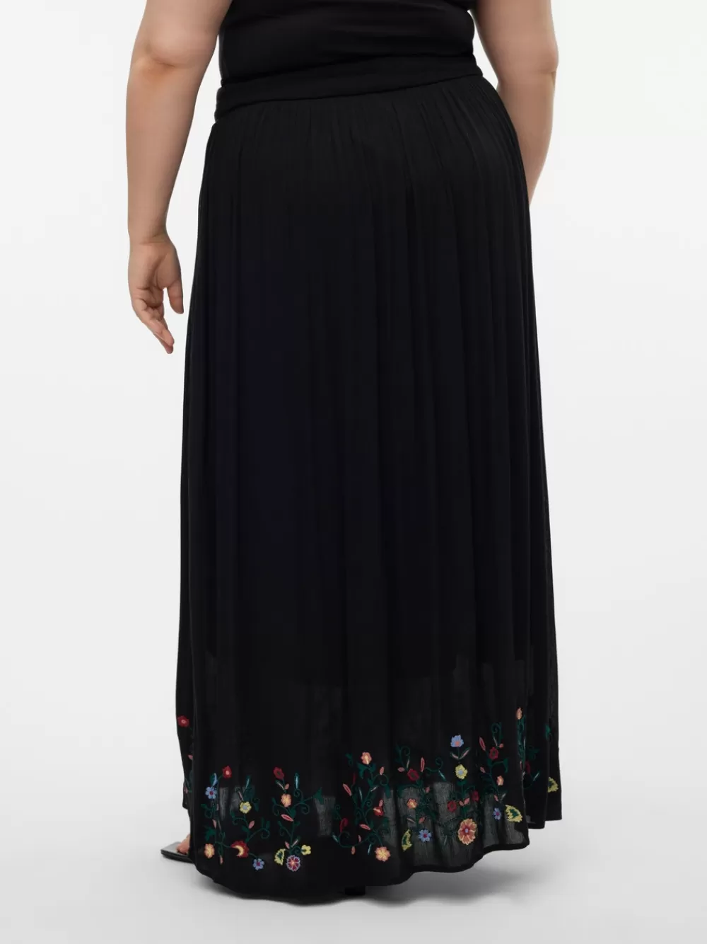 VERO MODA VMSINA Korkea vyötärö Pitkä hame Black Store