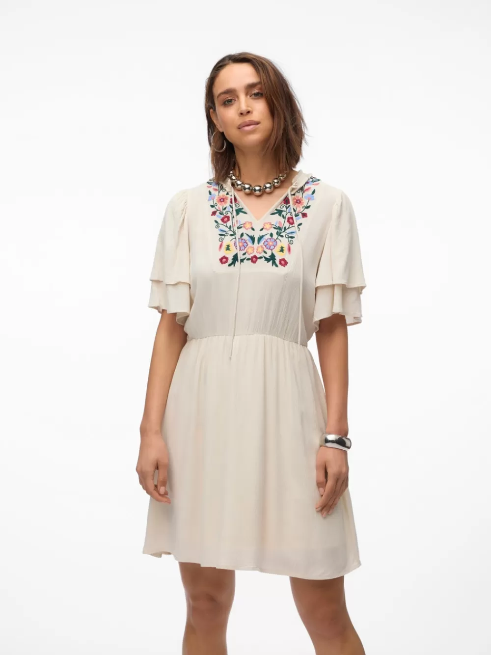 VERO MODA VMSINA Lyhyt mekko Birch New