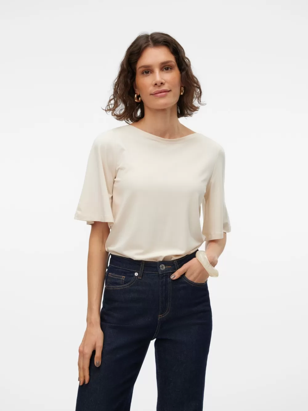 VERO MODA VMSINI T-paidat Birch Flash Sale