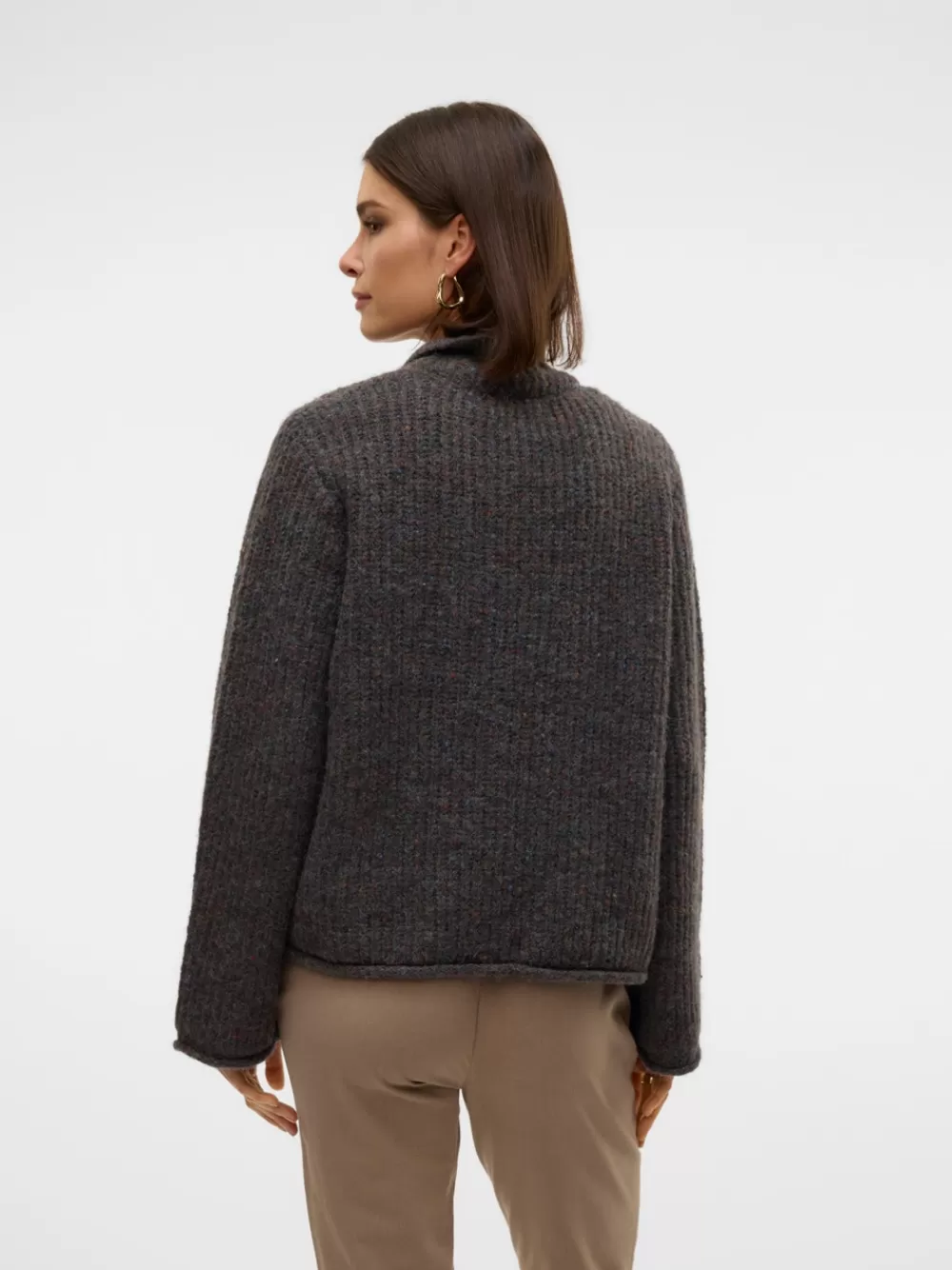 VERO MODA VMSIRI Neuletakit Dark Grey Melange Fashion