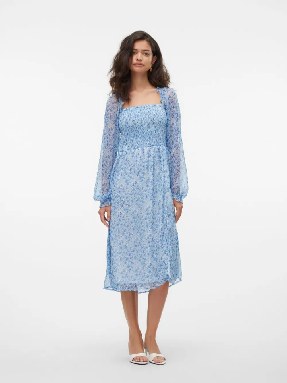 VERO MODA VMSMILLA Pitkä mekko Snow White Cheap