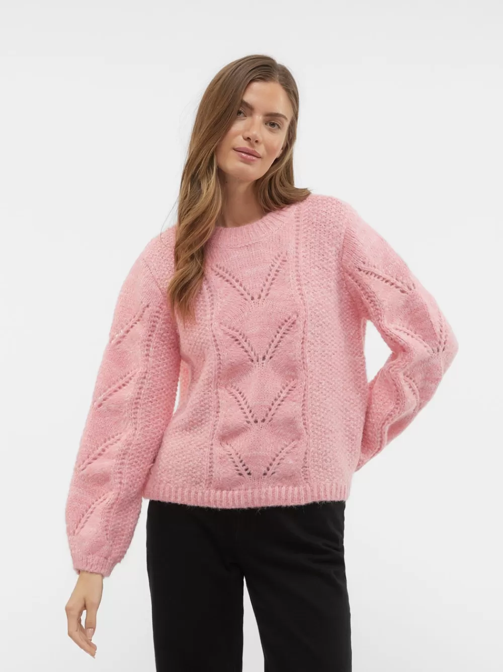 VERO MODA VMSOF Neulepuserot Sachet Pink Hot