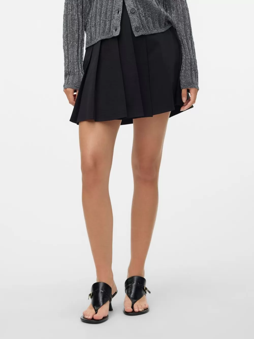 VERO MODA VMSOLONA Korkea vyötärö Lyhyt hame Black New